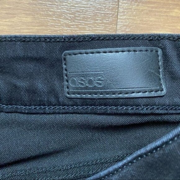 Asos Black Denim Jean Waist 26 - Picture 3 of 9